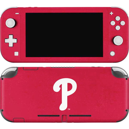 MLB Philadelphia Phillies - Solid Distressed Nintendo Switch Lite Skin